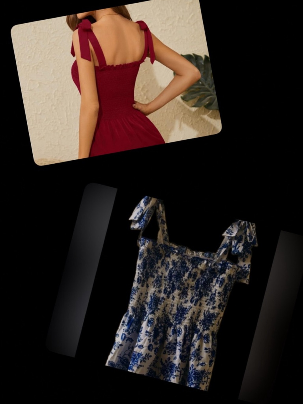 Elegant Smocked Women's Top X2